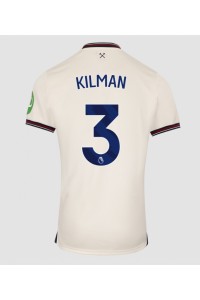 West Ham United Max Kilman #3 Fotballdrakt Borte Klær 2025-26 Korte ermer